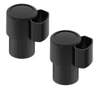 Uonlytech Sassofono tenore accessori 2 pezzi tappi plastica nera protezione contro danni per suonatori in casa e fuori