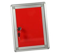 Uonlytech Scatola Dei Suggerimenti Cassetta Postale Da Parete Cassetta Postale a Muro Bloccaggio Cassetta Postale Con Serratura Montaggio a Parete Lega Di Alluminio Rosso