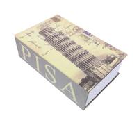 Uonlytech Scatola Di Libri Falsa D'epoca Con Serratura e Chiave, Portagioielli e Contenitore Segreto Per Denaro, Cassaforte Nascosta Per Casa e Ufficio, Mini Organizer Portatile Per Oggetti Di Valore