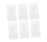 Uonlytech Scatola per Orologio Singolo Trasparente Quadrata, Vetrina per Orologi da Esposizione, Porta Orologi Pratico per Conservazione e Organizzazione Gioielli, Set 6 Pezzi per Uso