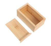 Uonlytech scatola portaoggetti estraibile astuccio per occhiali da sole scatole legno per la conservazione scatole con organizzatori da scrivania
