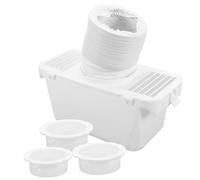 Uonlytech Set 1 Kit di Filtro Ventilazione per Asciugatrice Interna in Plastico Bianco Collettore Condensa e Facile Pulizia, Adatto per Asciugatrici a Tamburo