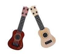 Uonlytech Set 2 Ukulele Giocattolo Per Bambini, Chitarra Didattica Musicale in Plastica Resistente, Simulazione Ukulele Colorato Per Compleanni e Feste, Strumento Educativo Per Prima Infanzia