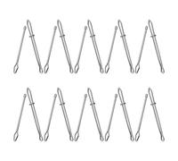 Uonlytech Set 20 Pezzi Infila-Corde in Ferro per Coulisse Strumento Infilatura Elastici e Cordini per Pantaloni e Felpe Guida in Metallo per Cucito Fai da Te e Riparazione Indumenti