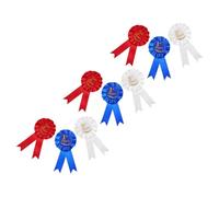 Uonlytech Set 9 Nastri Premio in Raso con Spilla per 1°, 2° e 3° Posto, Medaglie Premio per Concorsi Scolastici e Gare Sportive, Decorazioni Festa e Cerimonie di Premiazione