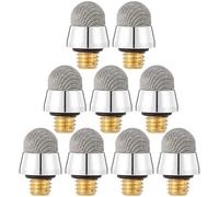 Uonlytech Set da 10 Punte di Ricambio in Fibra per Penna Stilo Capacitiva M5 6,4 Mm in Rame Nichelato, Compatibili Touchscreen per Uso Professionale e Protezione Schermo