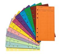 Uonlytech Set da 12 Buste Cash Blinder in Carta Colorata, Buste Portatili per Budget e Fogli di Bilancio, Organizer per Gestione Spese e Piano di Cassa, Uso Ufficio e Personale