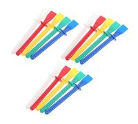 Uonlytech Set da 15 Pezzi Bastoncino di tavolozza Pittura bastoni Fatto a Mano spargitore spargitori pennelli per Colla Pennello applicatore di Colla Applicatore in Colla ABS
