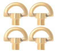 Uonlytech Set da 4 Chiavi di Carica per Carillon, Manopole Micro per Meccanismo di Avvolgimento, Accessori per Sostituzione Parti Carillon, Compatte e Lucidate per Progetti Fai da Te Musica