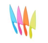 Uonlytech Set di Coltelli e Palette per Torte in Plastico, Facili da Usare e Pulire, per Matrimonio e Feste di Compleanno Colore Casuale