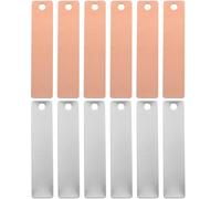 Uonlytech Set Strisce Rame e Anodo di Zinco per Esperimenti Batterie Frutta Materiali Foglio Zinco e Rame Accessori per Progetti Scientifici Educativi