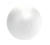 Uonlytech Sfera di Polistirolo Bianca da 12 Cm per Decorazioni Natalizie, Pallina di Polistirolo Espanso per Modellismo e Artigianato, Palla Decorativa per Albero di Natale Fai da Te