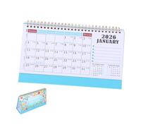 Uonlytech Small Desktop Calendar Month Spiral Bound Planner With English Dates Compact Standing Flip Design For Office And Home Scheduling