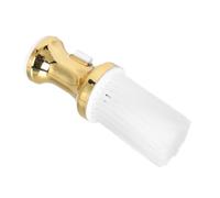 Uonlytech Spazzola la Pulizia dei Chioma da Barbiere Dorata Testina Morbida, Spolverino per Collo Professionale Compatto per Salone e Uso Quotidiano