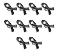 Uonlytech Spilla Commemorativa Colomba Nera Simbolo della Pace Inciso, Set da 10 Pezzi, Accessori da Abito per Uomo e Spilla Distintiva per Borse, per Funerali e Veglie Funebri