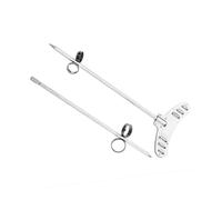 Uonlytech Spiralizzatore di Verdure in Acciaio Inox per Cetrioli e Patate | Uso Domestico, Leggero e Facile da Usare, Forma Spirali Decorative, Colore Argento