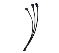 Uonlytech Splitter Per Ventola A 4 Pin Per Scheda Madre Cavo Adattatore Pwm Connettori Per Cavi Di Alimentazione Del Case Del Computer