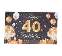 Uonlytech Striscione Buon Compleanno Sfondo per Foto di Feste di Compleanno Sfondo Fotografico per Compleanni Testi Stampati di Qualità Adatto per Decorazioni di Festa in Casa o Ufficio