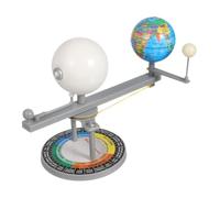 Uonlytech Strumento Didattico Tre Sfere Sole Pianeta Satelliti Movimento Orbitale per Scuola e Studio Kit Scientifico per Comprendere i Corpi Celesti