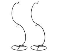 Uonlytech Supporto da Tavolo in Ferro Sospeso 2 Pezzi Gancio a S 14X342 CM per Terrari e Decorazioni Natalizie Espositore per Piante Aeree e Ornamenti da Matrimonio Supporto per