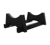 Uonlytech Supporto in Legno per Botte di Vino in Quercia Nero, Base Stabile che Previene Ribaltamenti, per Dispenser Bevande in Casa o Bar Fascino Rustico ed Elegante