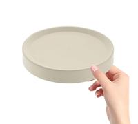 Uonlytech Supporto per Piante con Ruote, Vassoio per Fiori in Plastica Resistente con Base a Rullo da 21,5 Cm, Sposta Vasi per Interni ed Esterni, Vassoio per Acqua e Terriccio Antitraccia