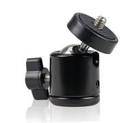 Uonlytech Supporto Testa Sferica Ammortizzante 1/4″ per Fotocamera e Treppiede Telefono, Kit 5 Pezzi in Metallo Leggero Resistente per Accessori Video Mobile