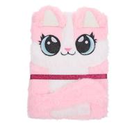 Uonlytech Taccuino Fluffy Peluche Volpe Carino per per Studenti Design Portatile e Liscia per Scrittura Confortevole