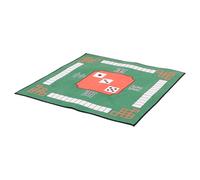 Uonlytech Tappeto Mahjong Antiscivolo Spesso per Giochi da Tavolo e Carte Riduzione Rumore Copritavolo Verde per Poker e Domino Leggero e Portatile per Atmosfera di Gioco