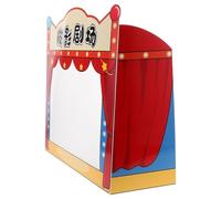 Uonlytech Teatrino Marionette Kit Teatro Ombre Interattivo Educativo per Scuola dell'Infanzia con Scenografia Realistica e Racconti Tradizionali