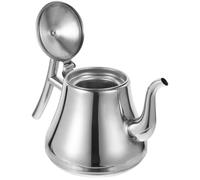 Uonlytech Teiera in Acciaio Inossidabile 1,5l Infusore, Bollitore per Acqua Calda e Fredda, Compatibile Fornelli a Induzione, Manico Ergonomico, Resistente e Facile da Pulire per Uso