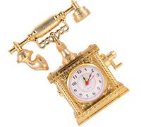 Uonlytech Telefono Giocattolo Vintage in ABS Stile retrò Compatto Decorazione da Ufficio e Casa Telefono Simulato Interattivo per Esercitare Comunicazione e Pensiero