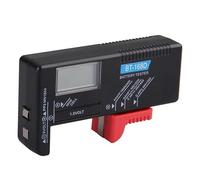 Uonlytech Tester Digitale Per Batterie Aa Aaa Con Display Lcd Controllo Affidabile Della Capacità Per Pile Bottone e Batterie Domestiche Custodia in Plastica Rigida Nera