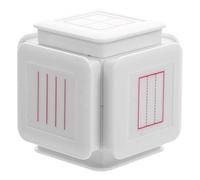 Uonlytech Timbro Didattico a Sei Lati Autoinchiostrante Bianco per Esercizi di Scrittura a Mano Materiale Didattico per Insegnanti e Studenti Strumento Versatile per Pratica in Classe e