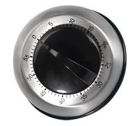Uonlytech Timer da Cucina Meccanico in Acciaio Resistente 1 Pezzo Timer da Cucina Portatile Preciso per e Controllo Attività