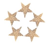 Uonlytech Toppe a Forma Stella Glitterata Set 5 Toppe Decorative per Abbigliamento e Accessori Facili da su Jeans Magliette e Borse per Fai da Te