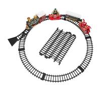 Uonlytech Trenino Giocattolo Di Natale Con Luci e Suoni Riproduzione Di Locomotiva d Altri Tempi Di Treni Elettrici Per Ragazzo Ragazza Per Riunioni Di Famiglia Durante Le Feste