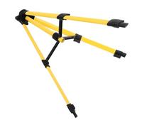 Uonlytech Treppiede per Livella 1,2 Metri con Supporto Regolabile in Acciaio e Nylon, Struttura Robusta Gialla per Strumenti di Misurazione e Autolivellanti