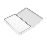 Uonlytech Vaschette per Acquerelli Vuote 40 Scomparti 2ml Coperchio, Barattolo per Pittura Multifunzione Portatile per Artisti e Uso Domestico, Scatola Resistente all’Usura per Colori Riutilizzabile