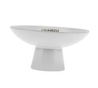 Uonlytech Vaso per Fiori in Ceramica Spilla per Composizione Floreale, Base di Fissaggio per Fiori Bianco Latte, Decorazione da Scrivania e Ufficio, Ornamento Zen retrò per Casa e Ufficio