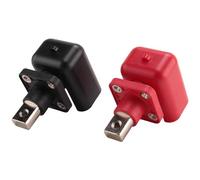 Uooduby 2 Pezzi 200A Batteria Al Litio Interamente nel Rame Post Terminale nel Rame Ad Alta Corrente Connettore Batteria Terminale di Accumulo di Energia (B)