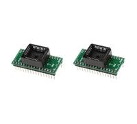 Uooduby 2X Adattatore PLCC32 A DIP32 Adattatore Programmatore IC Universale Tester Socket per TL866CS TL866A EZP2010 G540 SP300