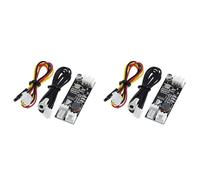 Uooduby 2X Singolo 12V 0.8A DC PWM 2-3 Fili Ventola di Controllo della Temperatura Regolatore di velocità Modulo di Riduzione del Rumore del Computer