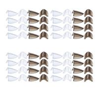 Uooduby 32 Paia di Occhiali di Sicurezza Schermi Laterali Slip Trasparente Flessibile Slip sopra Shield Adatto Un Occhiali di Piccole Dimensioni