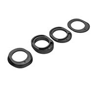 Uooduby 4 Pezzi Distanziali Cuffia Manubrio Bici da Strada per La Forcella da 28,6 Mm Accessori Integrati per Rondelle Manubrio Bicicletta