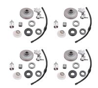 Uooduby 4X Worm Frizione Sprocket Rim Pompa Olio del Cambio per il Cinese 4500 5200 5800 45Cc 5 Filtro Olio Combustibile Seal Chainsaw Parte