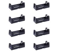 Uooduby 8X Plastic A Conchiglia per Batteria A 3V Cr123A Shell Nera