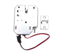Uooduby Electric Serratura Di Dc 12 V 2a Elettromagnetico Serratura Cassettiera Armadietto Blocco Serratura Scrocco in Acciaio Al Carbonio Lucchetto