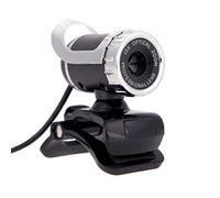Uooduby Fotocamera Web USB 2.0 da 12 Megapixel con Fotocamera HD da 360 Gradi con Microfono a Clip per PC Desktop Skype Computer Portatile