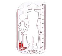 Uooduby Righello per Cucito Righello per Quilting Righello per Disegno Alla Moda Durevole Facile da Usare Riutilizzabile